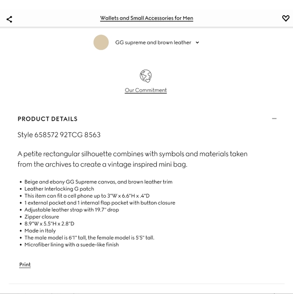 Authentic Gucci Mini Bag with Interlocking G - Picture 4 of 13